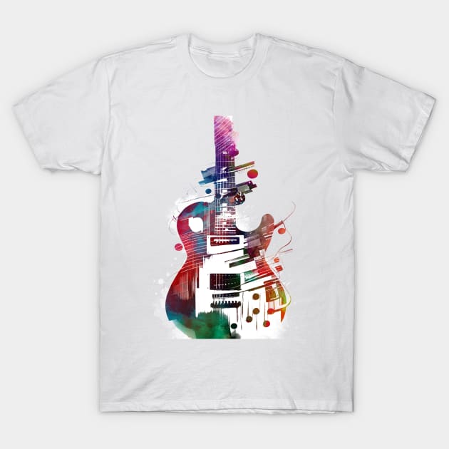 Guitar music art #guitar #music T-Shirt by JBJart